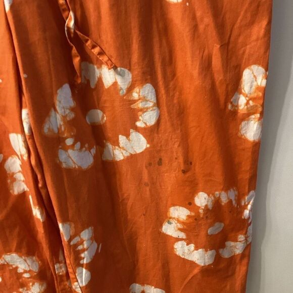 Busayo Collective Orange Ruffle Jumpsuit Women’s Size 6 - Picture 4 of 16